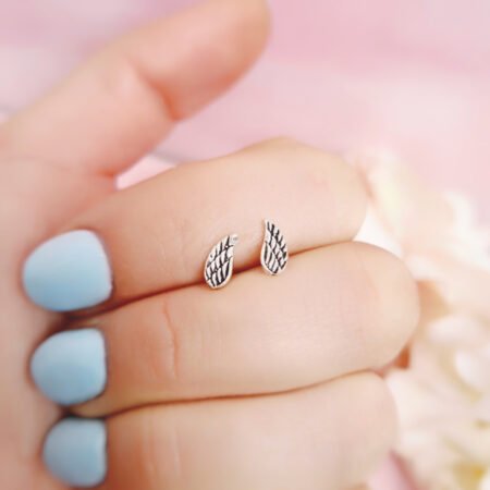 Mini aritos alas - Plata 925