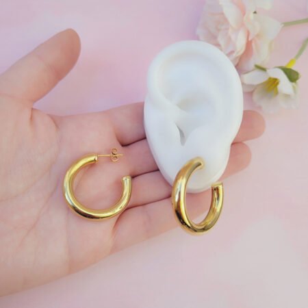 Argollas tubular clásicas