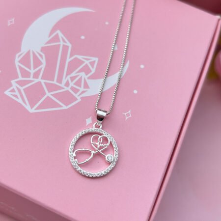 Collar latido de amor - plata 925