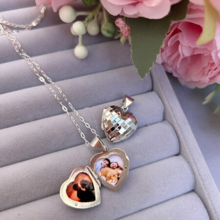 Relicario Destellos del Corazón - Plata 925 (incluye fotos)