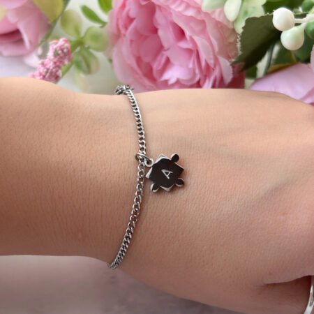 Pulsera Puzzle Inicial Modelo 2- Acero inoxidable