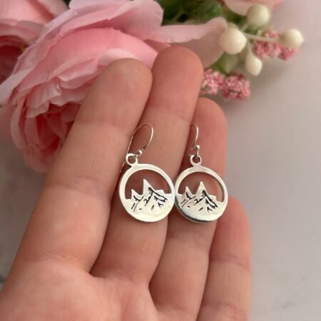 Aros colgantes Montaña - Plata 925