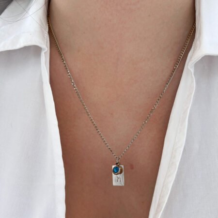 Collar Placa Inicial - Acero inoxidable