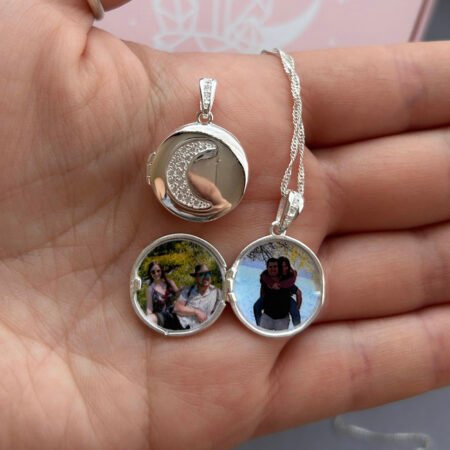 Relicario Luna Sideral - Plata 925 (incluye fotos)