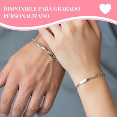 Pulseras de Pareja Personalizables – Conexión Infinita