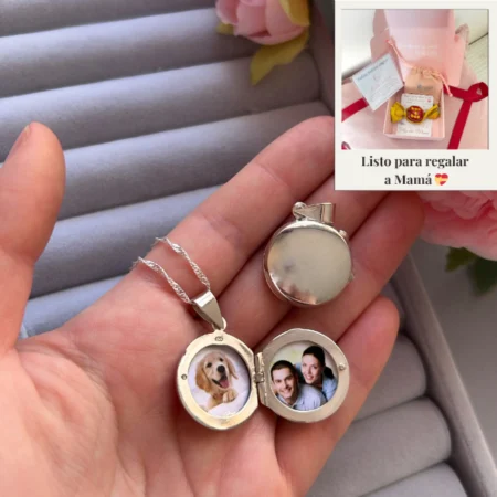 Relicario Reflejo del Alma - Plata 925 (incluye fotos)