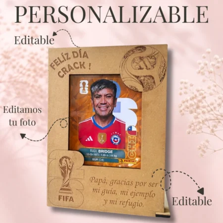 Marco con Foto - Lámina Mundial FIFA 2026 - Día del Padre